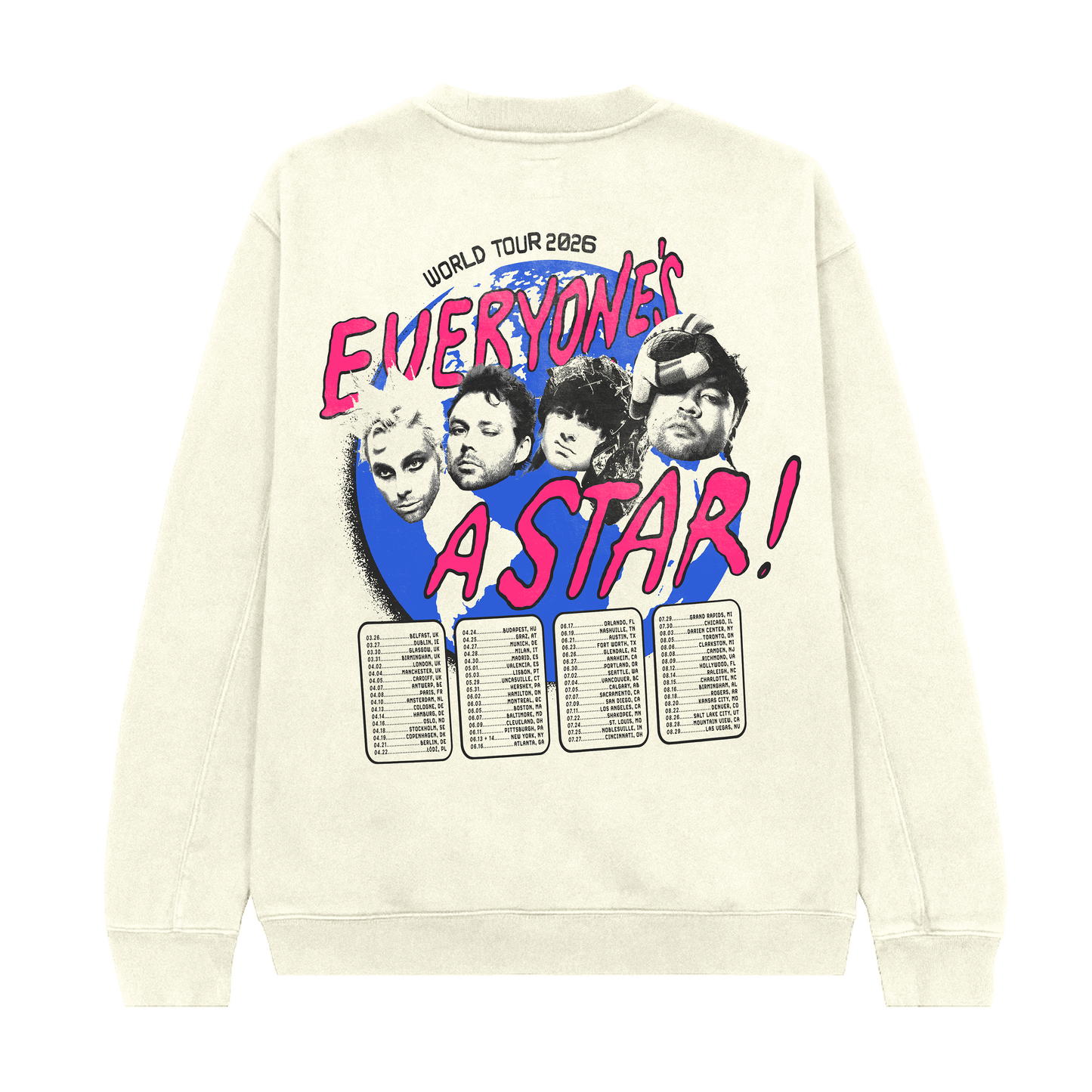 Everyone's A Star! Logo Natural Sweater