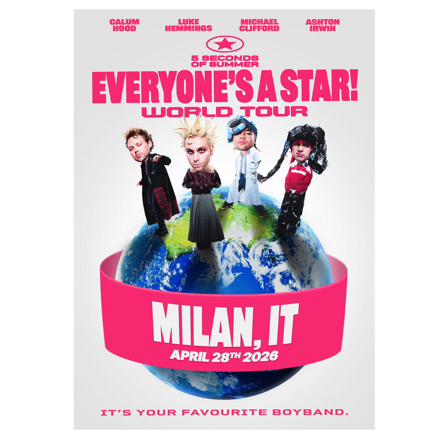 Everyone's A Star! Milan Tour Poster