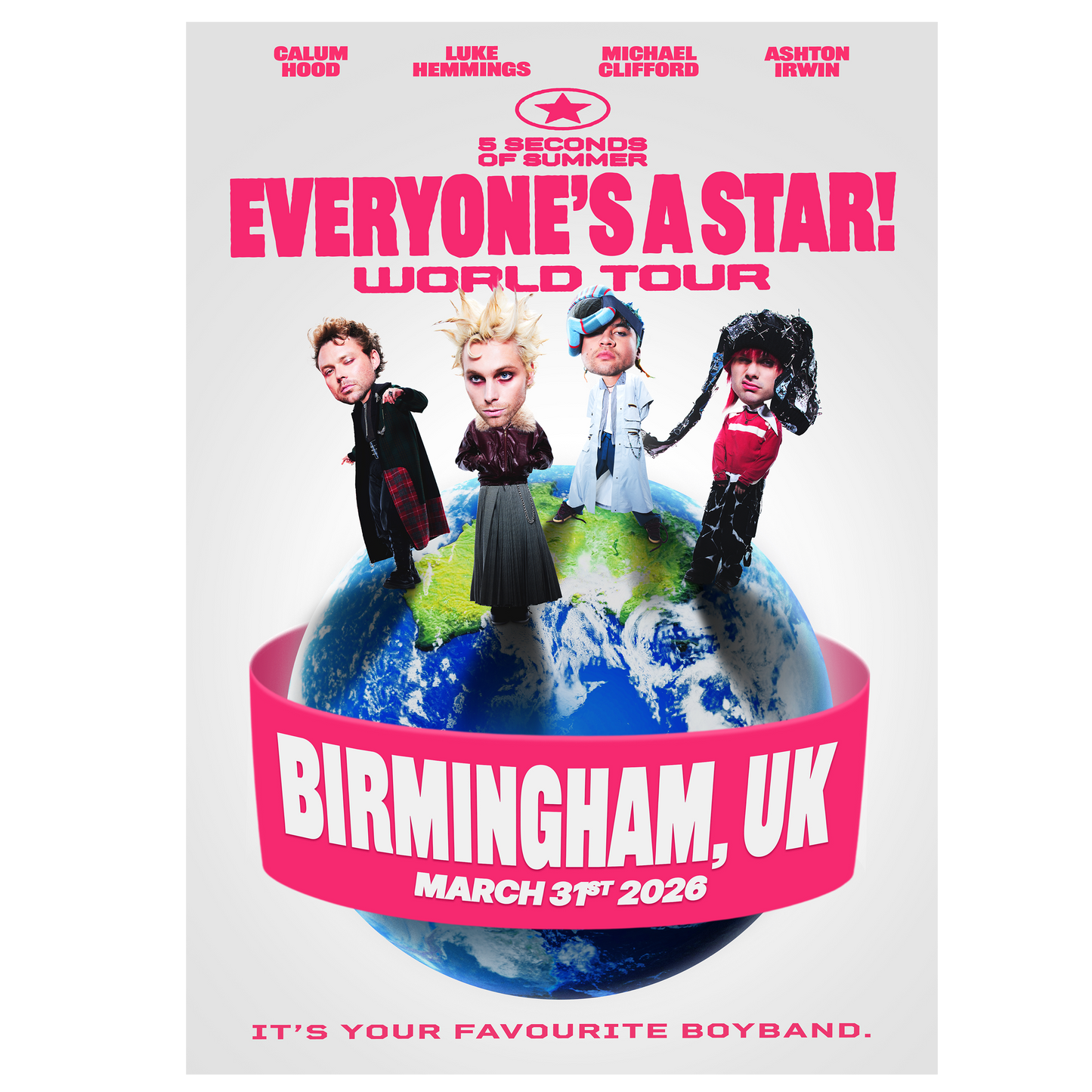Everyone's A Star! Birmingham Tour Poster