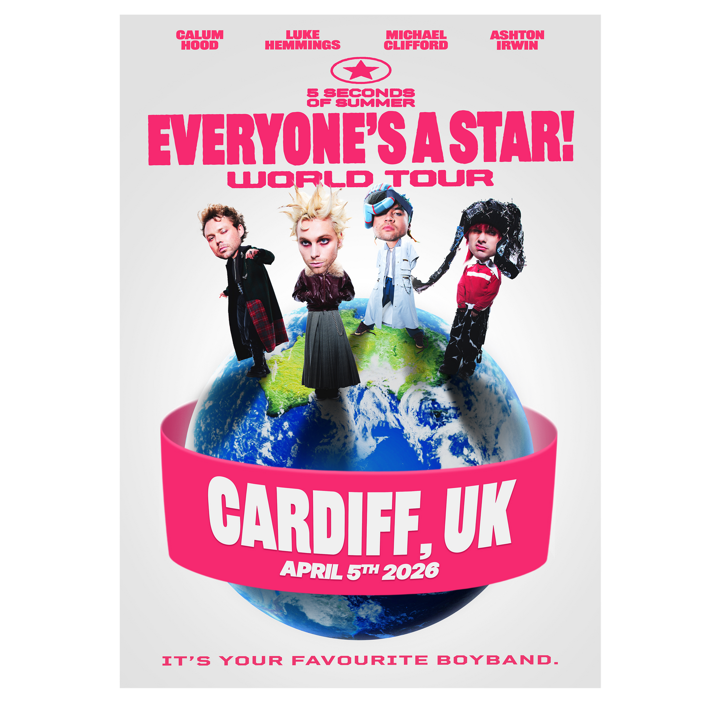 Everyone's A Star! Cardiff Tour Poster