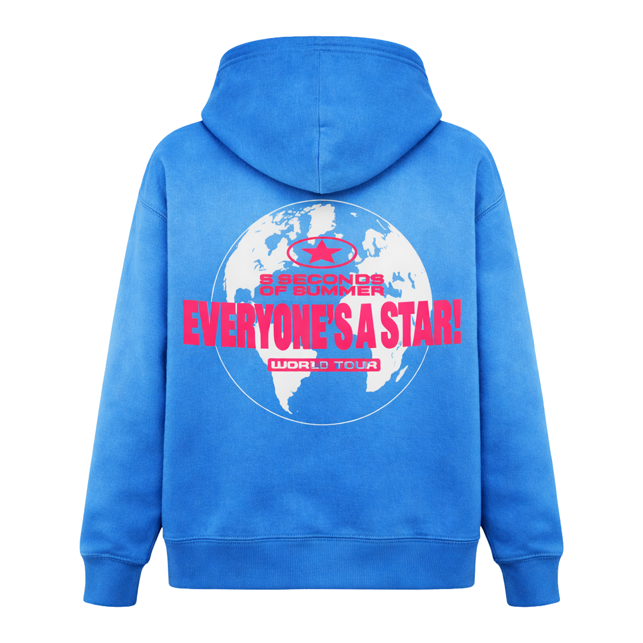 Everyone's A Star! Custom Zip Blue Hoodie