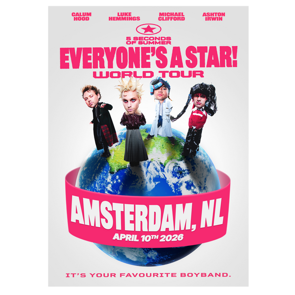 Everyone's A Star! Amsterdam Tour Poster