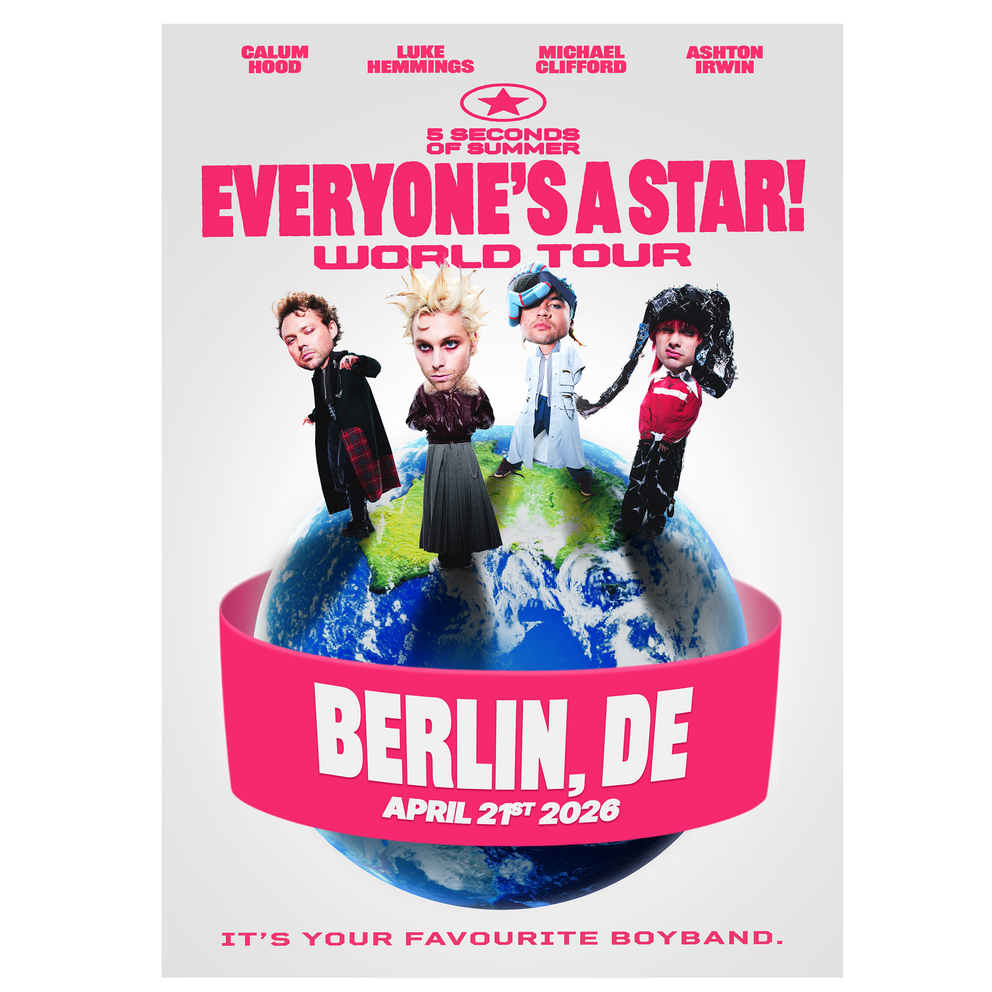 Everyone's A Star! Berlin Tour Poster