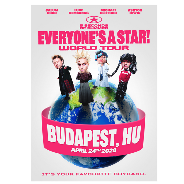 Everyone's A Star! Budapest Tour Poster