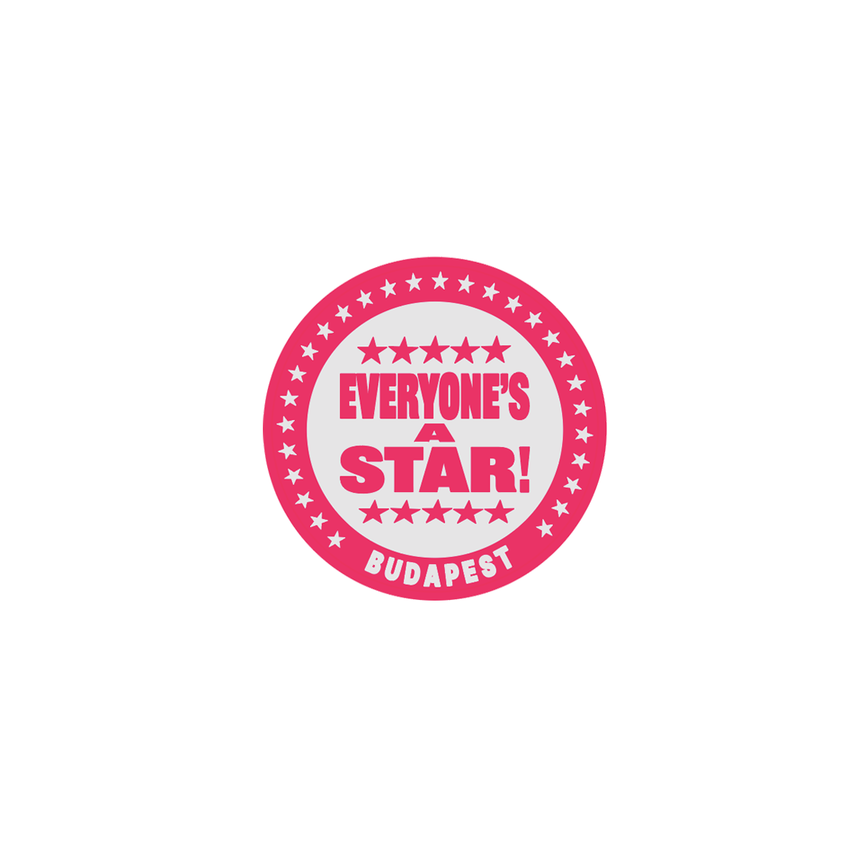 Everyone's A Star! Budapest Event Badge