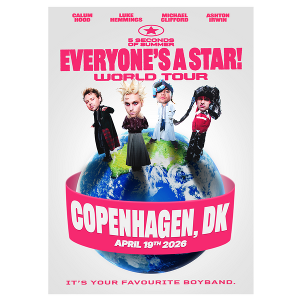 Everyone's A Star! Copenhagen Tour Poster
