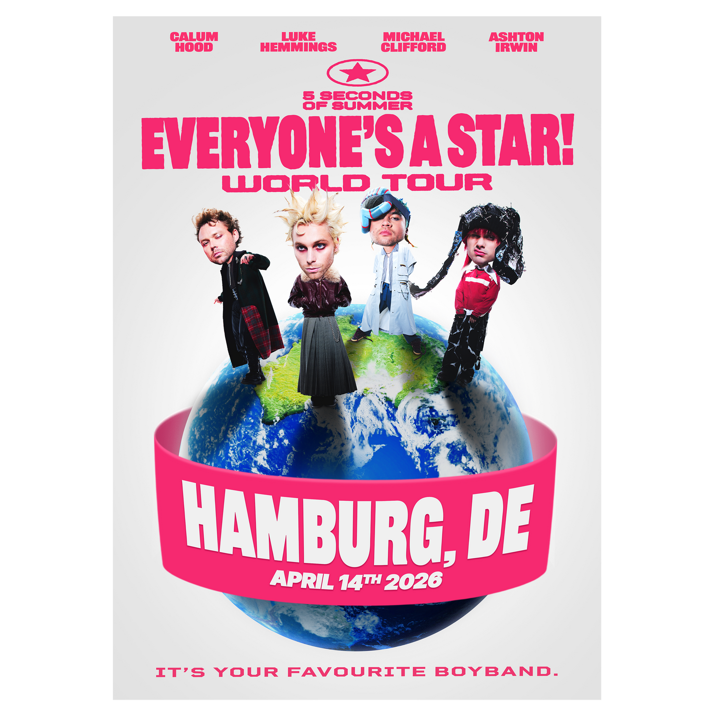 Everyone's A Star! Hamburg Tour Poster