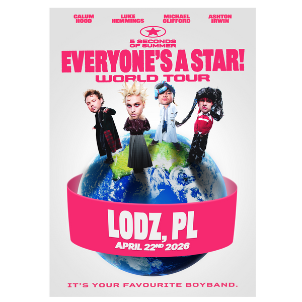 Everyone's A Star! Łódź Tour Poster