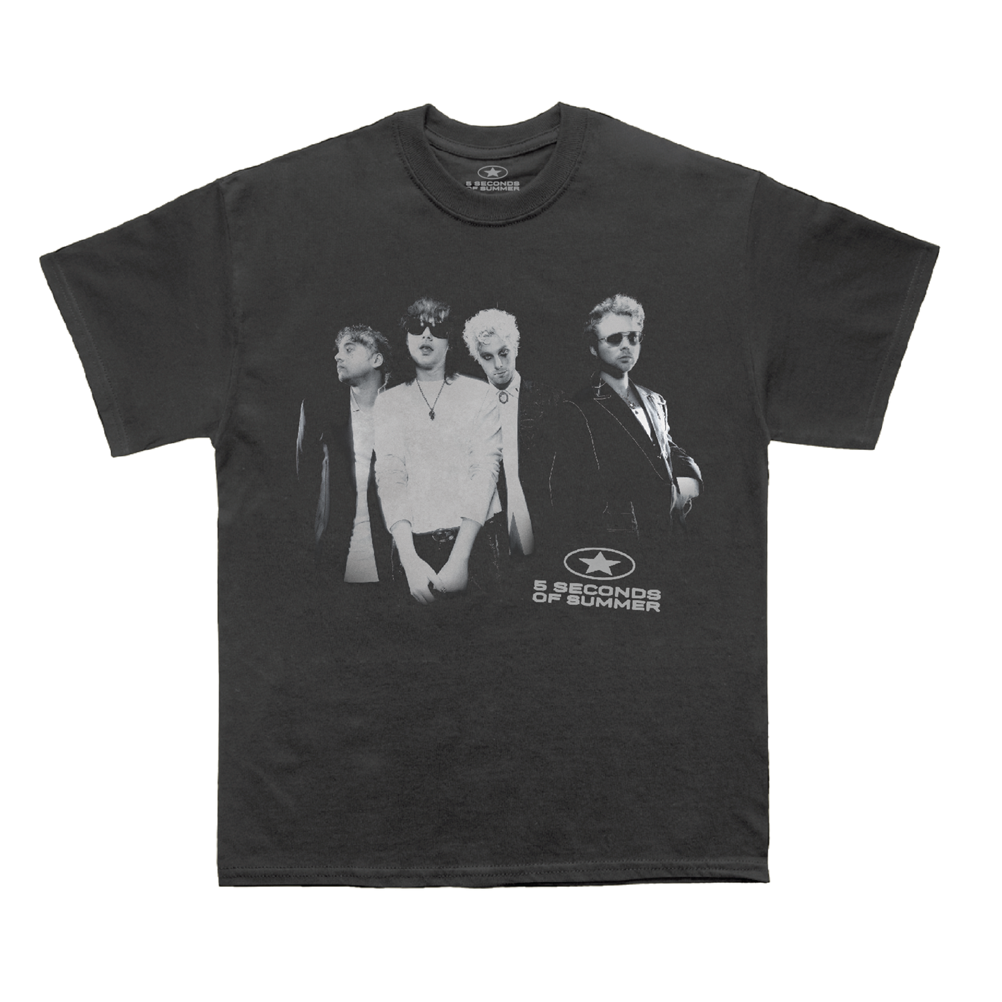 Portrait Live Faded Black Tee