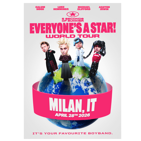 Everyone's A Star! Milan Tour Poster