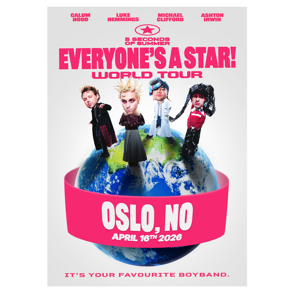 Everyone's A Star! Oslo Tour Poster