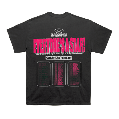 Everyone's A Star! World Tour Black Tee