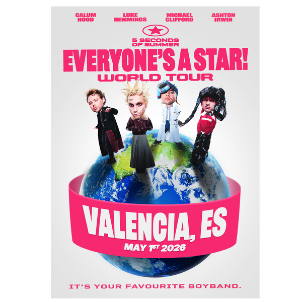 Everyone's A Star! Valencia Tour Poster