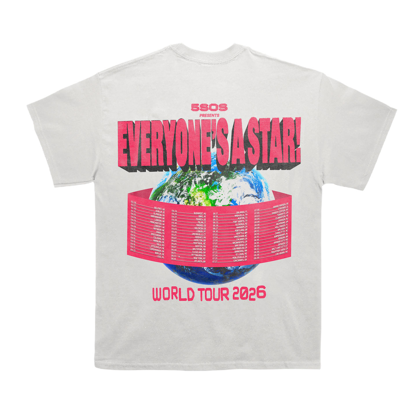 Everyone's A Star! Photo White Tee