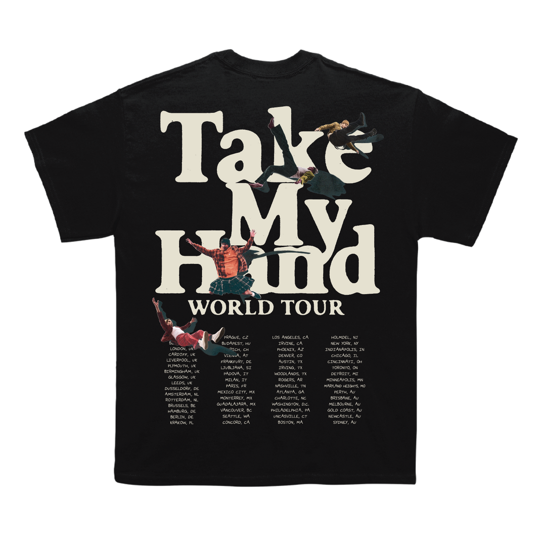 Take My Hand Itin Black Tee