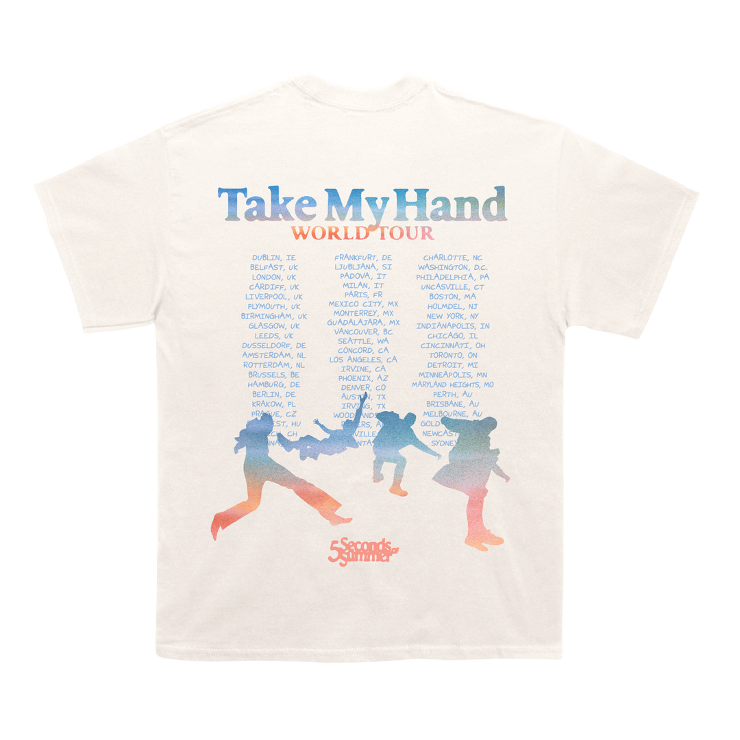 Take My Hand Itin Off White Tee