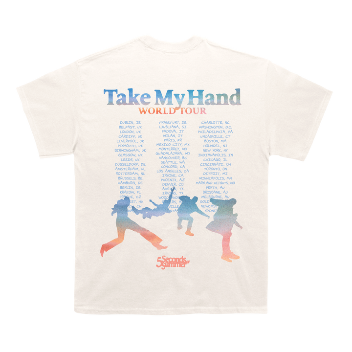 Take My Hand Itin Off White Tee